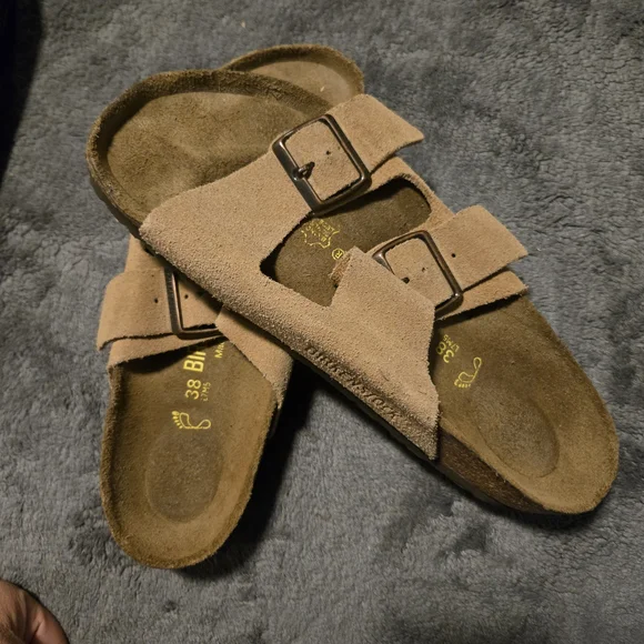 Birkenstock Kids Brown Suede Sandals - Picture 5 of 11